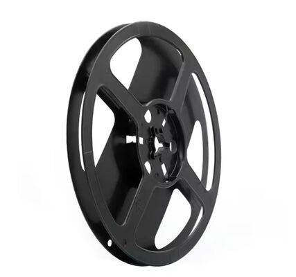 Black 7-inch plastic packaging reels for SMD LED flexible strips, carrier tape spools