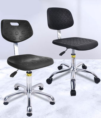 Adjustable Backrest Height Ergonomic ESD Chair constructed with Aluminum Material