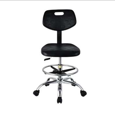 Цвет PU ESD кожаный красный вокруг барных стулов с мебелью лаборатории Footrest