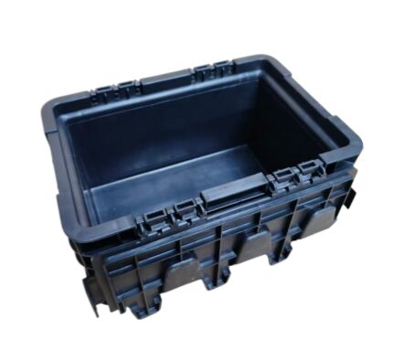 Высокопроизводительный антистатический контейнер с откидной крышкой для чистых помещений