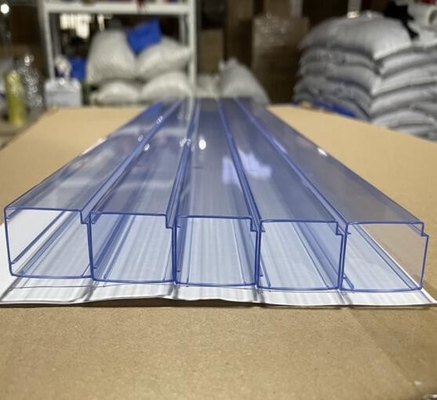 Гибкая трубка Pvc ясности Esd упаковывая прямоугольную длину 300mm-600mm
