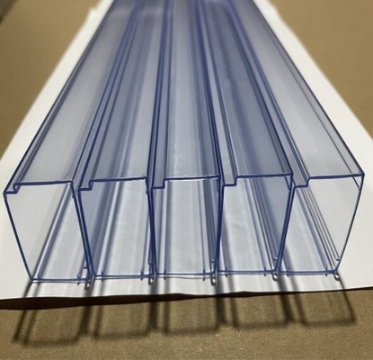 Гибкая трубка Pvc ясности Esd упаковывая прямоугольную длину 300mm-600mm