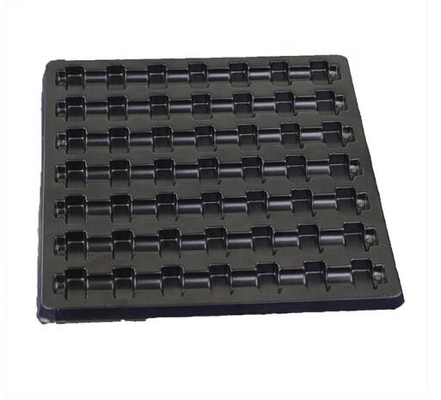 Коробка черного волдыря упаковывая, подносы Esd для вкуса Pcb проводного не