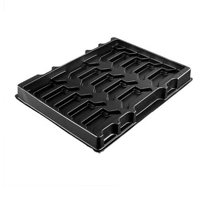 Коробка черного волдыря упаковывая, подносы Esd для вкуса Pcb проводного не