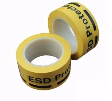 Лента слипчивого пола PVC ESD предупреждающей ленты безопасности подземная отмечать водоустойчивая