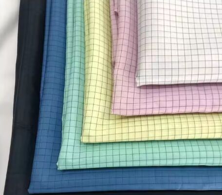 Антистатическая ткань с 5 мм полосой, 115GSM дышащий материал, предназначенный для чистых помещений.